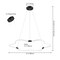 Jonathan Y Nuvola 31.5" Contemporary Minimalist Metal/Acrylic Adjustable Dimmable Cloud Integrated LED Chandeli JYL7143B - alternate 3