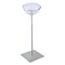 Azar Displays Pedestal Bowl Display Floor Stand with Single 10in Diameter Bowl on Square Metal Base 700971 - alternate 1