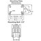 Hamilton Caster, Rigid, Aezffm, 8 x 3, Metal R-AEZFFM-83MB - alternate 2