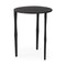 Homeroots 20" Black Iron Round End Table 392015 - alternate 1