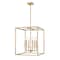 Z-Lite Gaultier  Modern Gold 6 Light Chandelier 6100-21MGLD - alternate 1