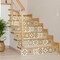 Homeroots 12" X 12" Vintage Brown and White Peel and Stick Removable Tiles 556406 - alternate 2
