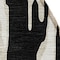 Homeroots 8' Black And Ivory Round Abstract Washable Indoor Outdoor Area Rug 612637 - alternate 2