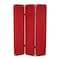 Homeroots 71" Red Wood Folding Three Panel Screen Room Divider 274691 - alternate 1