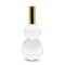 Homeroots Set of Two Clear And Gold Geo Orbs Crystal Tabletop Taper Candlesticks, 2PK 590266 - alternate 2