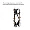 3M Dbi-Sala ExoFit NEX(TM) Arc Flash Full Body Harness, L, 420 lb., Quick-Connect Chest/ Back D-Ring 1103087 - alternate 4