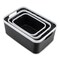 Advantus Boxes & Bins, Plastic, Black, 3 PK 39220 - alternate 1