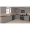 Rigel Cabinetry Kitchen Base Cabinet, 30 in W, 2-Door/1-Drawer, Gray, Solid Wood RTA - 806183 - alternate 1