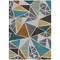 Homeroots 5' X 8' Gray Copper And Brown Geometric Washable Indoor Outdoor Area Rug 600367 - alternate 3