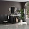 James Martin Vanities Brookfield 36 in. Single Vanity, Black Onyx w/3 CM Carrara White Marble Top 547-V36-BKO-3CAR - alternate 3