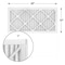Aaf Flanders PREpleat LPD SC M10 24 in. W X 12 in. H X 1 in. Synthetic 10 MERV Pleated Air Filter 1 80055G012412 - alternate 3