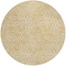 Homeroots 8' Gold And Ivory Round Abstract Washable Indoor Outdoor Area Rug 599714 - alternate 2