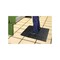 Qrri Anti Fatigue Mat 36" W X 36" L Black Interlocking Ring Mat Rubber Black IM120-33ILS-EC - alternate 2