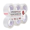 Wrightmaster 2 in. x 110 yds. Heavy Duty Clear Packaging Tape for Shipping Moving Supplies 2.0 Mil Thick, 6PK ZR-220-110C-6 - alternate 1