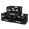 Cratemate Heavy Duty Multi-Purpose Milk Crate Storage, Black, 13 in H, 11 in W, 18-3/4 in L, 3 PK MC24QT-BL-3 - alternate 1