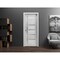 Sartodoors Sliding French Pocket Door Grey Solid Core Modern Interior QUADRO4088PD-OAK-18 - alternate 1