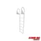 Extreme Max 3005.3907 Flip-Up Dock Ladder - 6-Step 3005.3907 - alternate 1