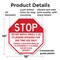 Signmission Stop Do Not Refill Small 1 Lb. Cyli, 10 Inch X 10 Inch, Plastic Sign OC-P-10-252 - alternate 2