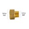 Proline Series Brass 3/4-in FHT x 1/2-in MIP Adapter GH-677B - alternate 2