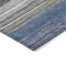Homeroots 5' X 8' Denim Blue Beige And Taupe Striped Washable Indoor Outdoor Area Rug 618257 - alternate 2