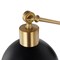 Jonathan Y Lisa 18" Swing Arm 1-Light Modern Midcentury Iron USB Charging Port LED Sconce, Black/Brass Gold JYL1301B - alternate 3