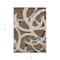 Homeroots 5' X 8' Brown Beige And Gray Abstract Washable Indoor Outdoor Area Rug 599113 - alternate 2