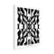 Trademark Fine Art Outdoor Canvas Art - Little Dean  'Pattern Bizarre In Black' Wall Art for Patios, or Gardens 1X29306-OC1824WR - alternate 1