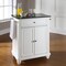 Crosley Cambridge Granite Top Portable Kitchen Island/Cart KF30024DWH - alternate 4