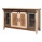 Homeroots 60" Brown Solid Wood Cabinet Enclosed Storage Distressed TV Stand 528731 - alternate 3
