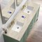 James Martin Vanities Chicago 72" Double Vanity, Smokey Celadon, w/ 3 CM Tajnar Eclos Top w/FreePower Wireless Charger 503-V72-SC-FTJR - alternate 2