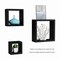 Lavish Home Floating Shelves Cube Wall Shelf Set with Hidden Brackets, 3 Sizes to Display Decor, Black 80-FLT-3 - alternate 2