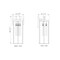 Z-Lite Fortis Sand Black 3 Light Outdoor Wall Light 5031XL-BK - alternate 2