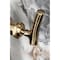Kingston Brass One-Handle Single-Hole Bathroom Faucet with Push Pop-Up Drain, Antique Brass KS3543TKL - alternate 3