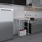 Amgood 24in D x 30in L Stainless Steel Open Base Table, 3in Casters AMG WT-2430-RCB-WHEELS-Z - alternate 2