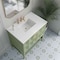 James Martin Vanities Emmeline 36'' Single Vanity, Pistachio w/ 3 CM White Zeus Top D100-V36-PST-3WZ - alternate 2