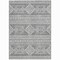 Homeroots 3' X 5' Gray And Ivory Southwestern Washable Indoor Outdoor Area Rug 593684 - alternate 2