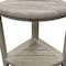 Homeroots 17" White Teak Corner Shower Bench 376705 - alternate 2