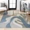 Jonathan Y Algae Abstract Glam Botanical Machine-Washable Cream/Multi 3 ft. x 5 ft. Area Rug WSH301A-3 - alternate 1