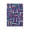 Homeroots 8' X 10' Purple Ivory And Teal Blue Geometric Washable Indoor Outdoor Area Rug 598295 - alternate 3
