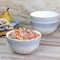 Martha Stewart Blue Rim 6 Inch 6 Piece Stoneware Cereal Bowl Set 129273.01 - alternate 2