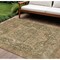 Homeroots 8' X 10' Fern Green Medallion Washable Indoor Outdoor Area Rug 608025 - alternate 1