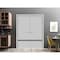 Sartodoors Slab Barn Door Panel, Planum 0012 Matte Grey and Aluminum Strips, Sturdy Finished Flush Modern Door PLANUM0012S-GRE-42 - alternate 2