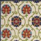 Homeroots 8' X 11' Navy Blue Beige Green Blue And Red Floral Indoor Outdoor Area Rug 546778 - alternate 3