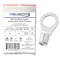Kable Kontrol Non Insulated Copper Butted Seam Ring Terminal, 16-14 AWG, Stud Size # 6, 100 Pcs, 100PK RTNI-1614-6 - alternate 1