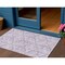 Homeroots 3' X 5' Lavender And Ivory Geometric Washable Indoor Outdoor Area Rug 613013 - alternate 1