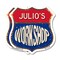 Signmission Julio's Workshop, 12 inch X 12 inch, Plastic Sign, 2PK SHI-P-2PACK-12-489-JULIO - alternate 1