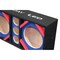 Deejay Led Two 10-in Woofers plus Three Tweeters BLUE Empty Chuchera Speaker Enclosure D10T3BLUE - alternate 2