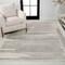 Jonathan Y Khalil Modern Berber Stripe Cream/Gray 3 ft. x 5 ft. Area Rug MOH207C-3 - alternate 1