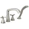Delta Stryke Roman Tub Trim with Hand Shower, 11 in, Lumicoat Stainless T47766-SS-PR - alternate 1