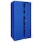Sandusky Shelf Cabinet, 72 in H, 36 in W, 24 in D, Recessed, Three-Point Locking, 4 Shelves EA4R362472-06 - alternate 1